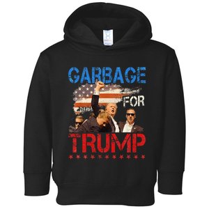 Trump 2024 Election Proud To Be Garbage Vote Trump President Toddler Hoodie