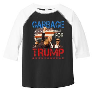 Trump 2024 Election Proud To Be Garbage Vote Trump President Toddler Fine Jersey T-Shirt