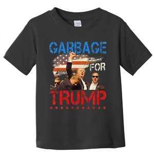 Trump 2024 Election Proud To Be Garbage Vote Trump President Toddler T-Shirt