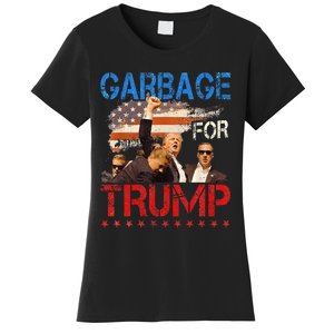 Trump 2024 Election Proud To Be Garbage Vote Trump President Women's T-Shirt