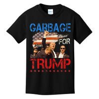 Trump 2024 Election Proud To Be Garbage Vote Trump President Kids T-Shirt