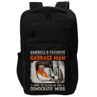 Trump 2024 Election Trump Garbage Man Vote Trump President Impact Tech Backpack