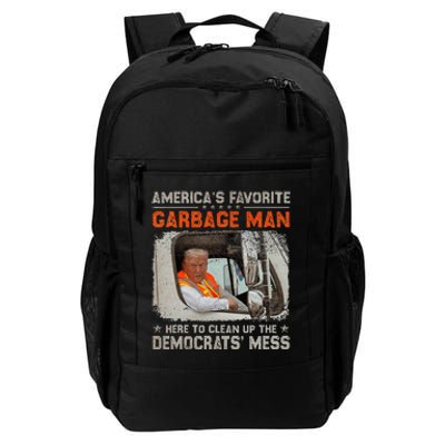 Trump 2024 Election Trump Garbage Man Vote Trump President Daily Commute Backpack