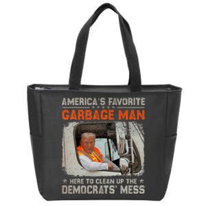 Trump 2024 Election Trump Garbage Man Vote Trump President Zip Tote Bag