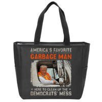 Trump 2024 Election Trump Garbage Man Vote Trump President Zip Tote Bag