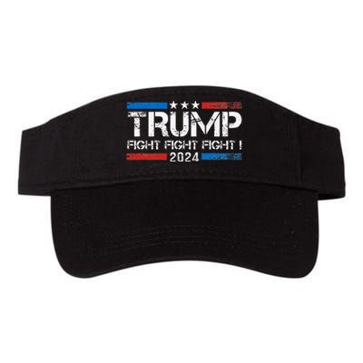 Trump 2024 Fight Fight Fight Trump President Election 2024 Valucap Bio-Washed Visor