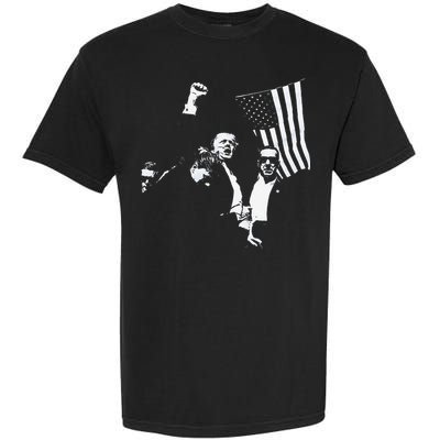 Trump 2024 Fear Not American Hero Fight Fight Fight Maga Gift Garment-Dyed Heavyweight T-Shirt