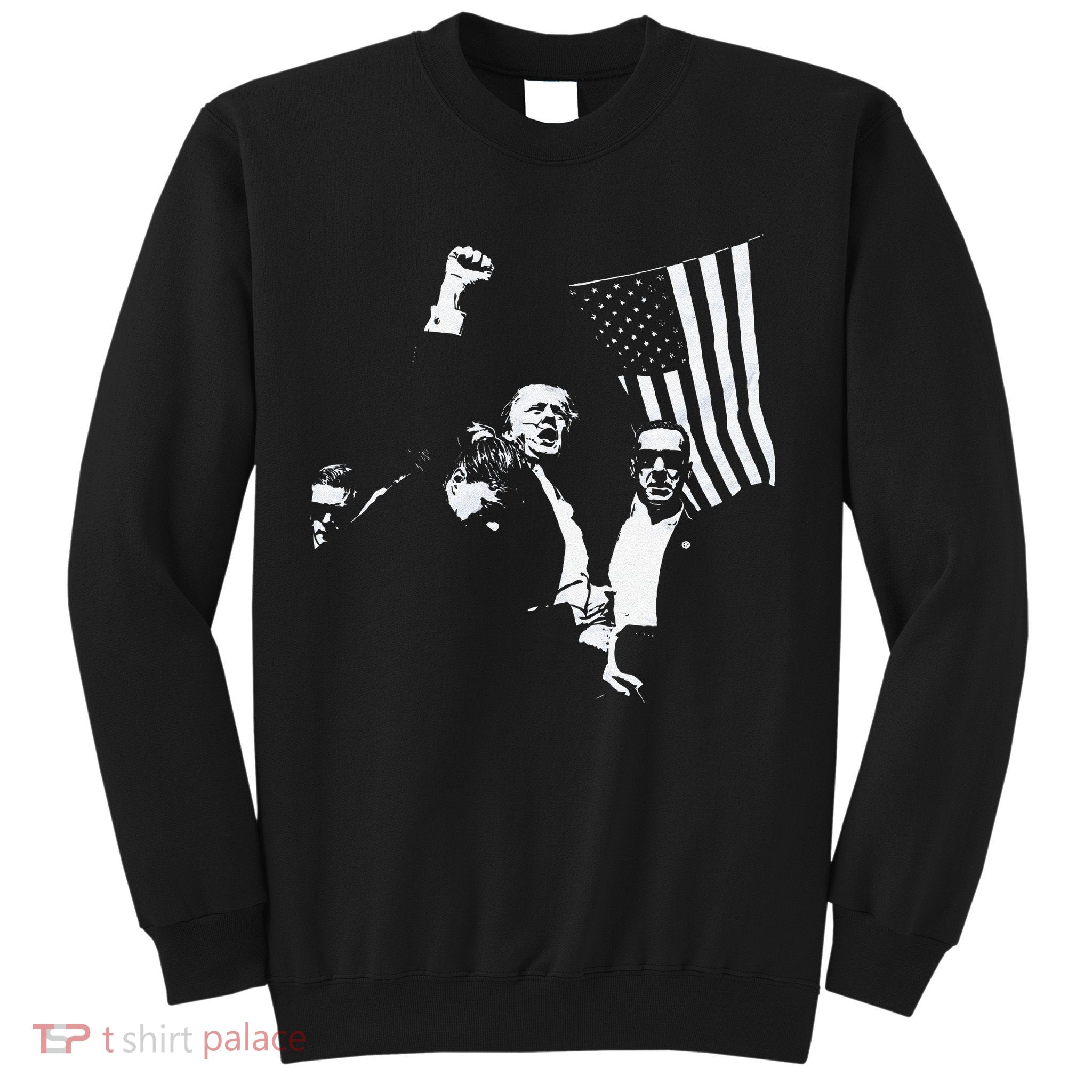 Trump 2024 Fear Not American Hero Fight Fight Fight Maga Gift Sweatshirt