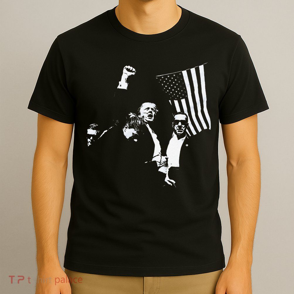 Trump 2024 Fear Not American Hero Fight Fight Fight Maga Gift T-Shirt