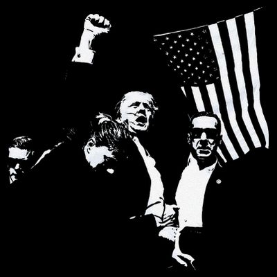 Trump 2024 Fear Not American Hero Fight Fight Fight Maga Gift T-Shirt