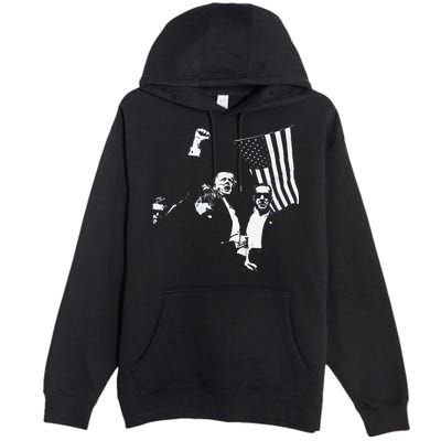 Trump 2024 Fear Not American Hero Fight Fight Fight Maga Gift Premium Pullover Hoodie