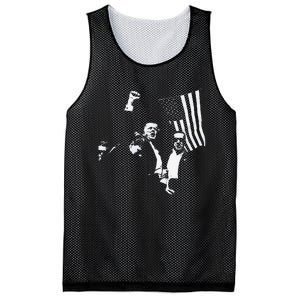 Trump 2024 Fear Not American Hero Fight Fight Fight Maga Gift Mesh Reversible Basketball Jersey Tank