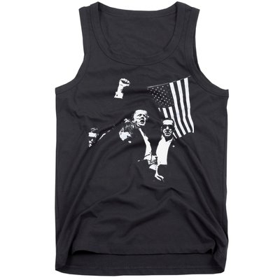 Trump 2024 Fear Not American Hero Fight Fight Fight Maga Gift Tank Top