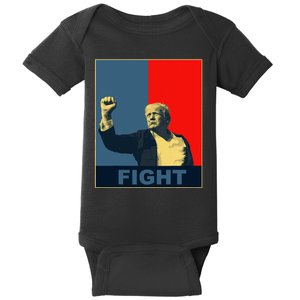 Trump 2024 Fight Design Baby Bodysuit