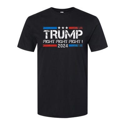 Trump 2024 Fight Fight Fight Trump President Election 2024 Softstyle® CVC T-Shirt