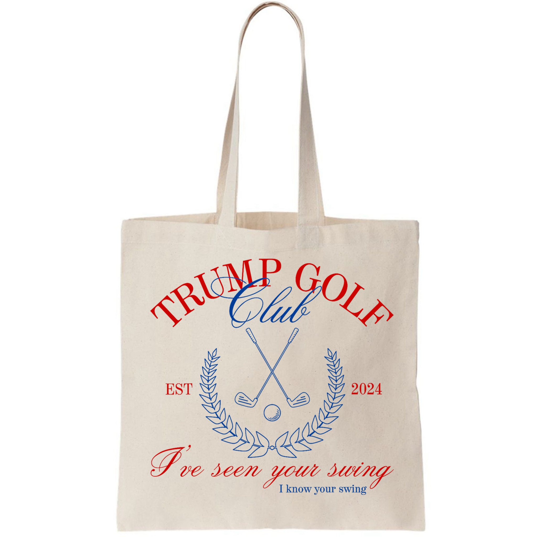 Trump 2024 Funny Golf Club IVe Seen Your Swing Political Bag