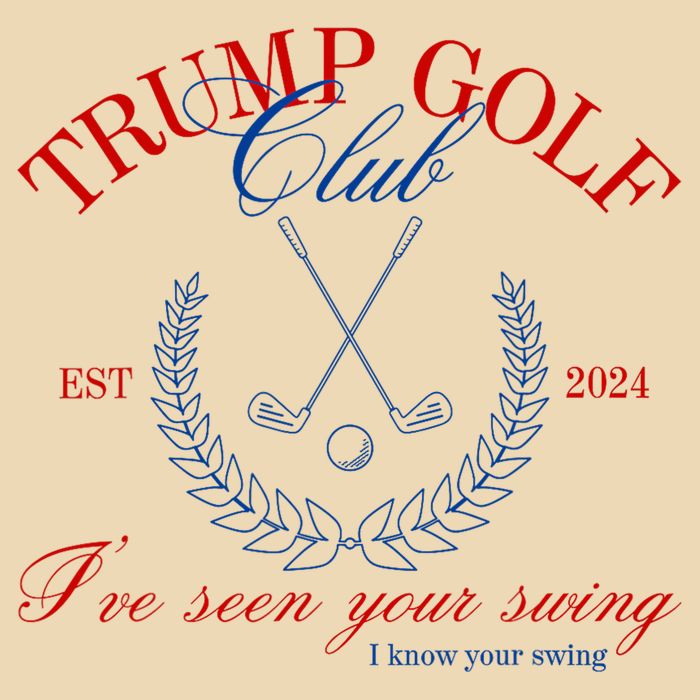 Trump 2024 Funny Golf Club IVe Seen Your Swing Political Bag