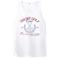 Trump 2024 Funny Golf Club IVe Seen Your Swing Political PosiCharge Competitor Tank