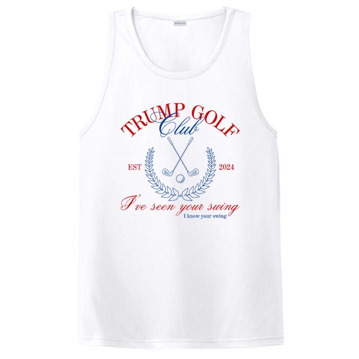 Trump 2024 Funny Golf Club IVe Seen Your Swing Political PosiCharge Competitor Tank