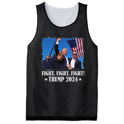 Trump 2024 Fight Fight Fight Trump 2024 Survives Rally Mesh Reversible Basketball Jersey Tank