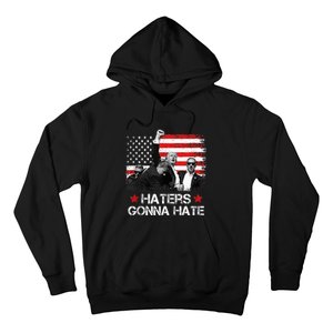 Trump 2024 Flag Haters Gonna Hate Pennsylvania Rally Trump Hoodie