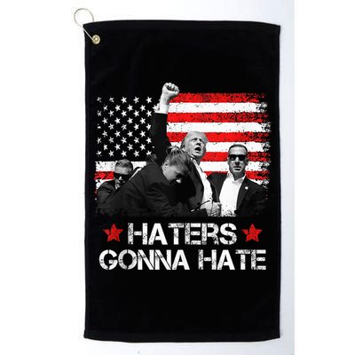 Trump 2024 Flag Haters Gonna Hate Pennsylvania Rally Trump Golf Towel
