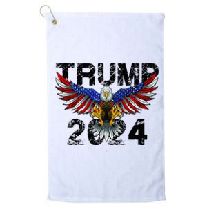 Trump 2024 Flag American Holiday Platinum Collection Golf Towel