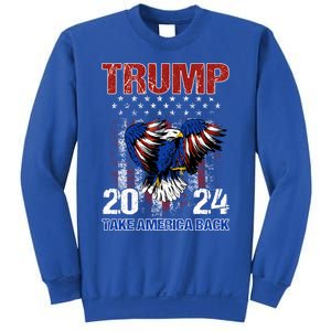 Trump 2024 Flag Take America Back Trump 2024 Gift Sweatshirt