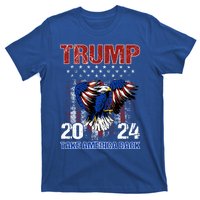 Trump 2024 Flag Take America Back Trump 2024 Gift T-Shirt