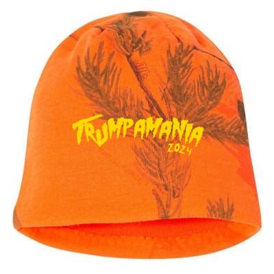 Trumpamania 2024 Funny Pro Donald Trump Kati - Camo Knit Beanie