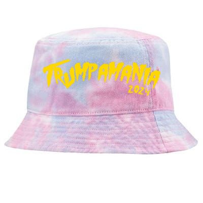 Trumpamania 2024 Funny Pro Donald Trump Tie-Dyed Bucket Hat