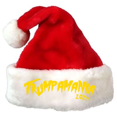 Trumpamania 2024 Funny Pro Donald Trump Premium Christmas Santa Hat