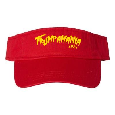 Trumpamania 2024 Funny Pro Donald Trump Valucap Bio-Washed Visor