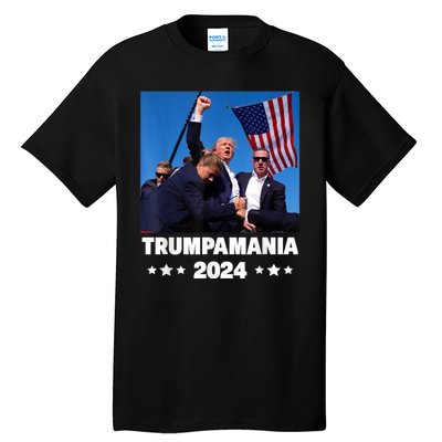 Trumpamania 2024 Funny Election Gift Tall T-Shirt