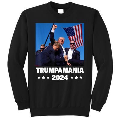 Trumpamania 2024 Funny Election Gift Tall Sweatshirt