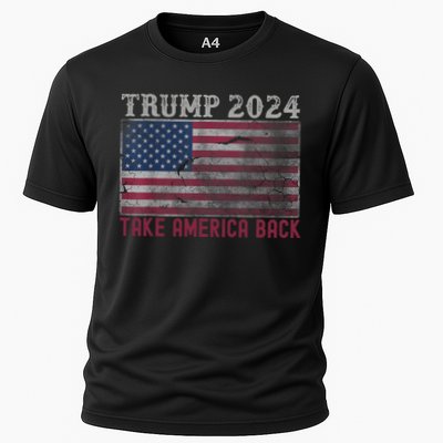 Trump 2024 Front And Back Cooling Performance Crew T-Shirt