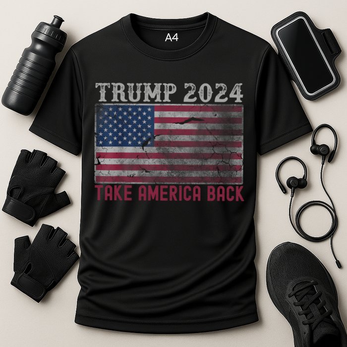 Trump 2024 Front And Back Performance Shirt