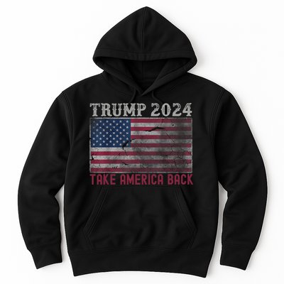Trump 2024 Front And Back Hoodie