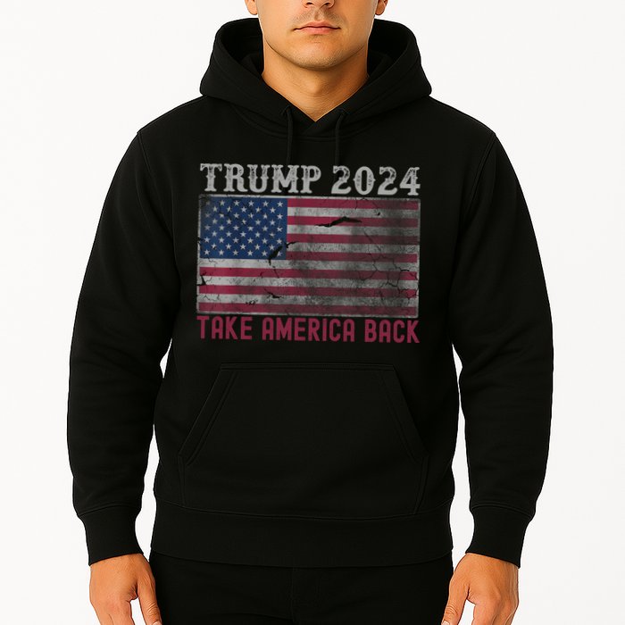 Trump 2024 Front And Back Hoodie