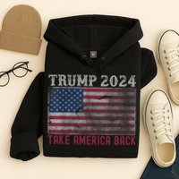 Trump 2024 Front And Back Hoodie