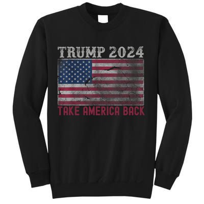 Trump 2024 Front And Back Sweatshirt