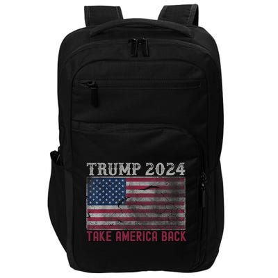 Trump 2024 Front And Back Impact Tech Backpack