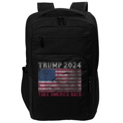 Trump 2024 Front And Back Impact Tech Backpack