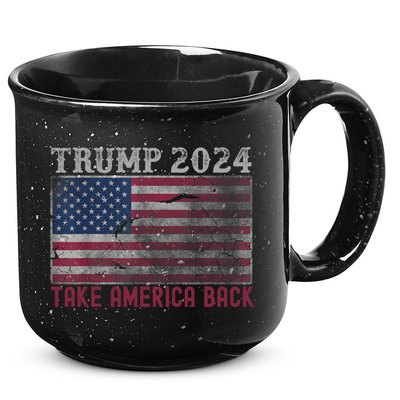 Trump 2024 Front And Back 15oz Campfire Ceramic Mug
