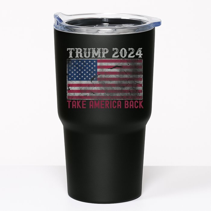 Trump 2024 Front And Back Tumbler