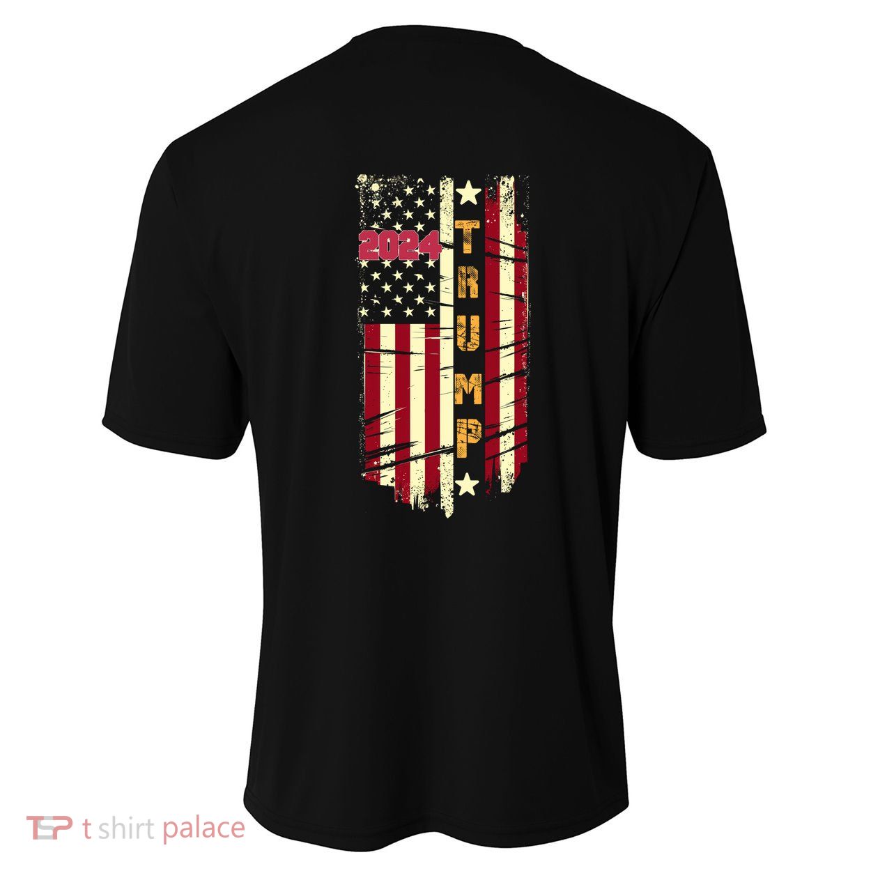 Trump 2024 Front And Back Youth Performance Sprint T-Shirt