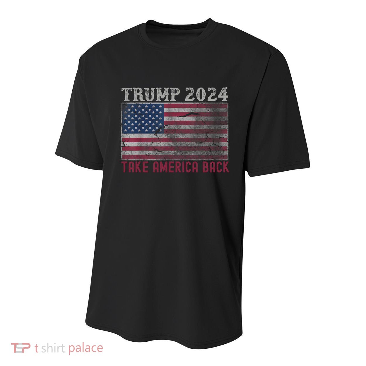 Trump 2024 Front And Back Youth Performance Sprint T-Shirt