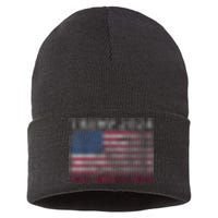 Trump 2024 Front And Back Sustainable Knit Beanie