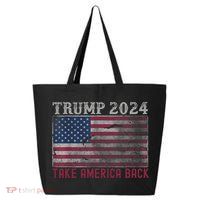 Trump 2024 Front And Back 25L Jumbo Tote
