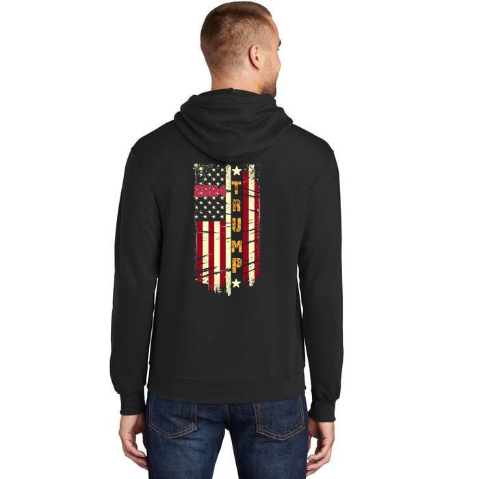 Trump 2024 Front And Back Tall Hoodie